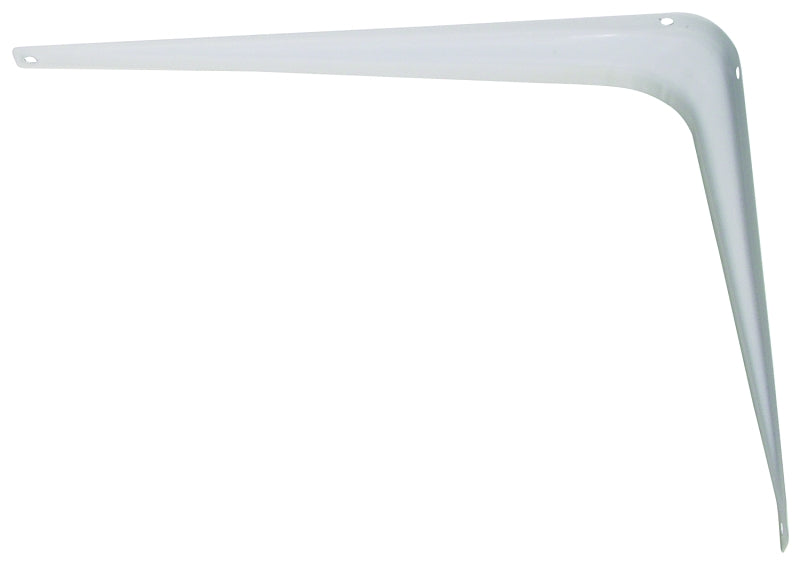 National Hardware 211BC Series N218-925 Shelf Bracket, 100 lb, 8 in L, Steel, White, Pack of 20