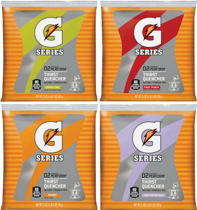Gatorade 03944 Thirst Quencher Instant Powder Sports Drink Mix, Powder, Assorted, 21 oz Pack, Pack of 32