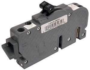 Zinsco UBIZ0250 Circuit Breaker, Type UBIZ, 50 A, 2-Pole, 120/240 V, Standard Trip, Plug, Gray