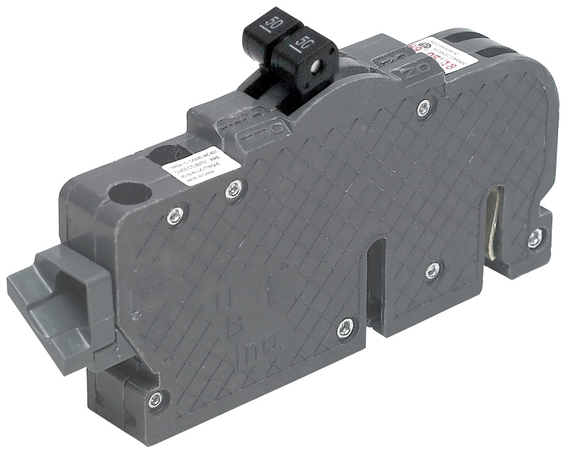Zinsco UBIZ0260 Circuit Breaker, Type UBIZ, 60 A, 2-Pole, 120/240 V, Standard Trip, Plug