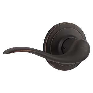 Kwikset Signature Series 788TNL 11PLH Half Inactive Dummy Lever, 2 Grade, Venetian Bronze, Zinc, Residential, Left Hand