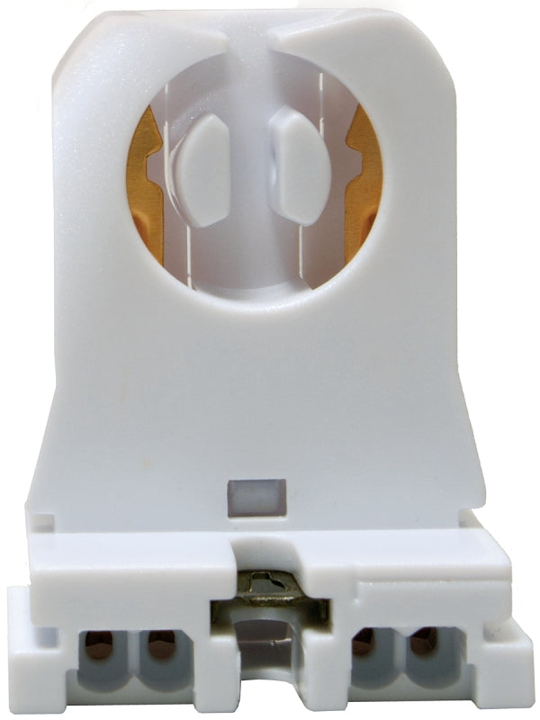 Eaton Wiring Devices 2510W-BOX Lamp Holder, Short, 1.25 in W x 1.67 in H Dimensions, 600 VAC, 660 W, White, Pack of 10