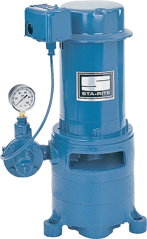 Sta-Rite MSE Jet Pump, 1-Phase, 19.2/9.6 A, 115/230 V, 1 hp, 1-1/4 in Suction, 1 in Discharge Connection, 12.1 gpm