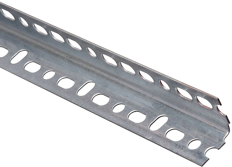 National Hardware 4021BC Series N341-131 Slotted Angle Stock, 1-1/4 in L Leg, 48 in L, 0.047 in Thick, Steel, Galvanized