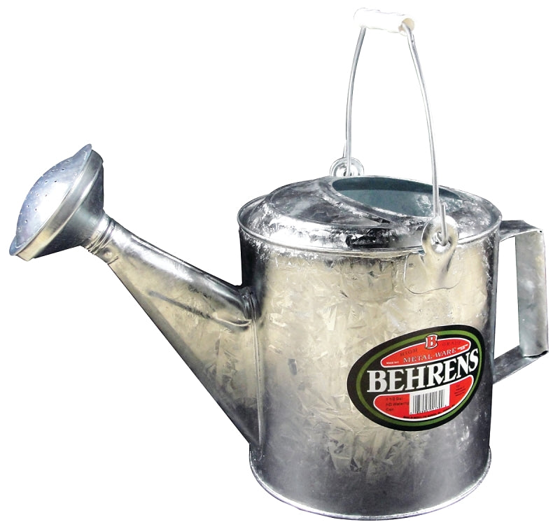 Behrens Metalware Classics 206RH Watering Can, 1.5 gal Can, Steel, Steel Sage, Hot-Dipped Galvanized