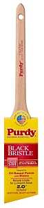 Purdy 024020 Trim Brush, Natural Black, Hardwood Handle, 2 in W, China Bristle, Rat Tail Handle