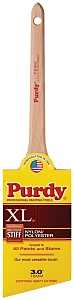 Purdy XL Dale 144080330 Angular Trim Brush, 3 in W, 2-15/16 in L Bristle, Nylon/Polyester Bristle, Rat Tail Handle