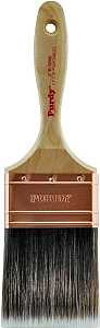 Purdy 144380330 Paint Brush, 3 in W, Flat Brush, 3-3/16 in L Bristle, Nylon/Polyester Bristle, Beaver Tail Handle