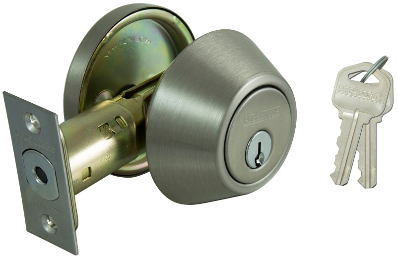 ProSource DBP1V-PS Keypad Lever Set, 3 Grade, Satin Nickel, 2-3/8 or 2-3/4 in Backset, KW1 Keyway, Pack of 3