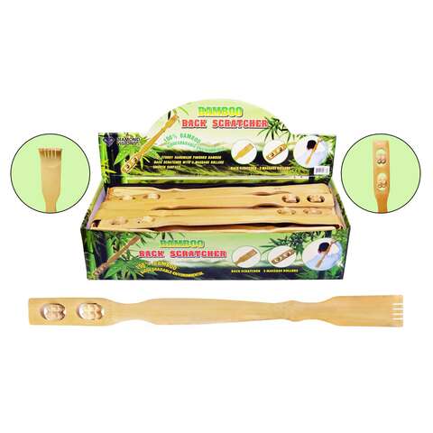 Diamond Visions Massager Back Scratcher Bamboo 1 pk, Pack of 36