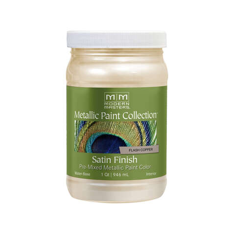 Modern Masters Shimmer Satin Flash Copper Metallic Paint 1 qt