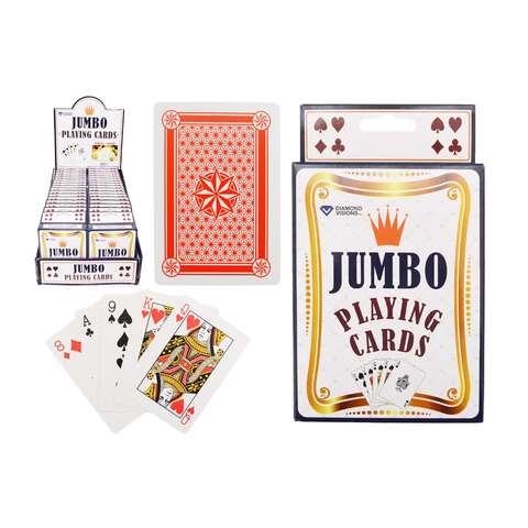 Diamond Visions Jumbo Playing Card 54 pc, Pack of 36