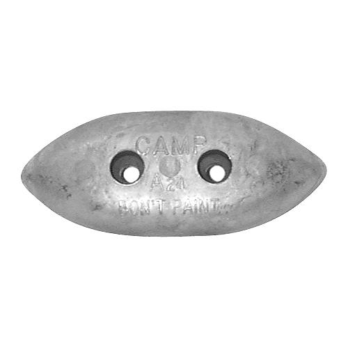 Hull Plate Zinc 4-3/4 Long