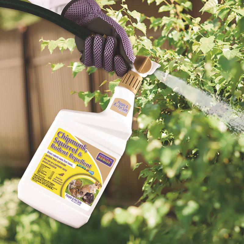 Bonide Repels-All Animal Repellent Liquid For Chipmunks and Squirrels 32 oz