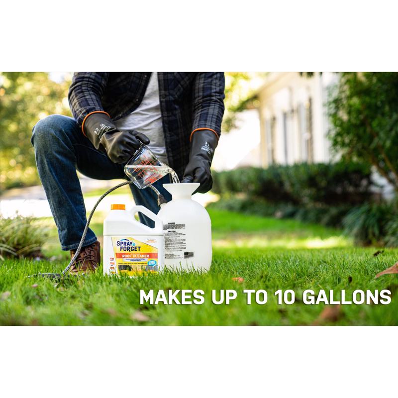 Spray & Forget Roof Cleaner 1 gal Liquid, Pack of 4