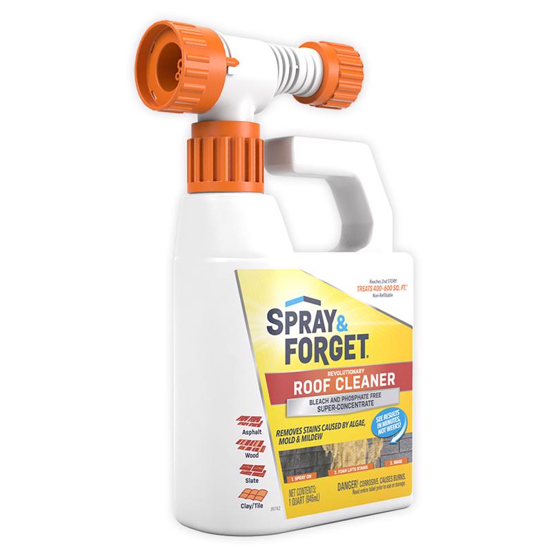 Spray & Forget Roof Cleaner 32 oz Liquid, Pack of 6
