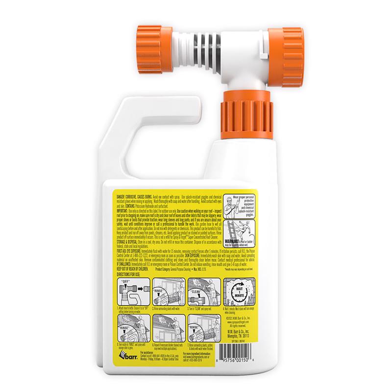 Spray & Forget Roof Cleaner 32 oz Liquid, Pack of 6