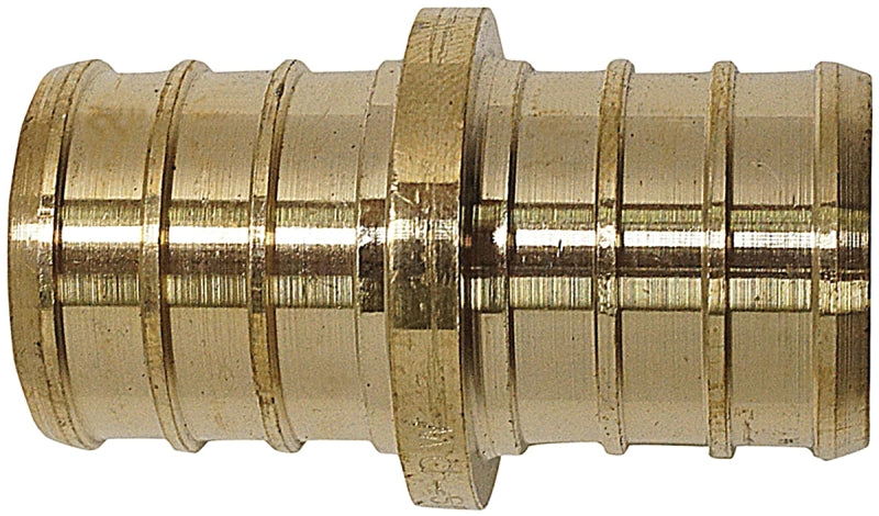 Apollo APXC3434 Coupling, 3/4 in, Barb, Brass, 200 psi Pressure