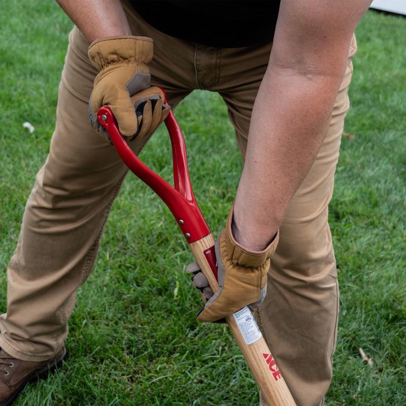 Ace 41.5 in. Steel Garden Spade Wood Handle