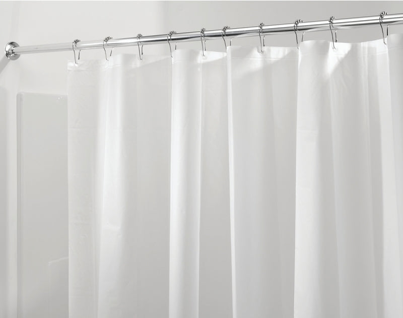 iDESIGN 12052 Shower Curtain Liner, 72 in L, 72 in W, PEVA, Clear