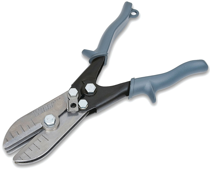 Crescent Wiss WC5LN Hand Crimper, 10 in OAL, 22 ga Crimping, Cushion-Grip Handle