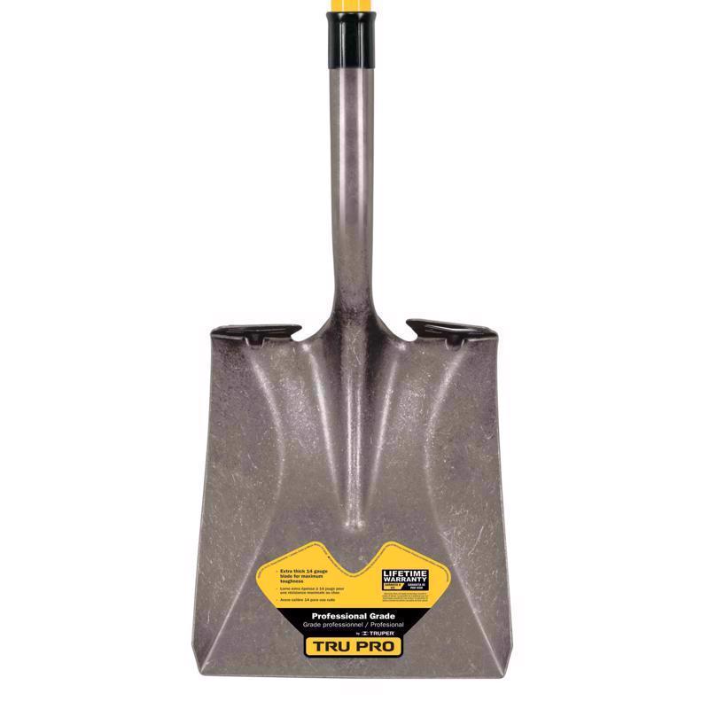 Truper Tru-Tough 41 in. Steel Square Transfer Shovel Fiberglass Handle, Pack of 6