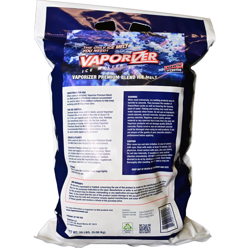 Vaporizer Calcium Chloride/Sodium Chloride Flake Ice Melt 20 lb