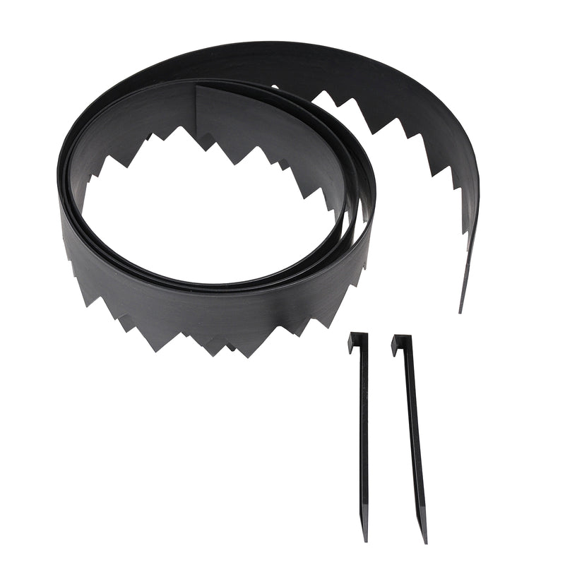 EasyFlex Plastic Black Landscape Edging Kit, Pack of 3