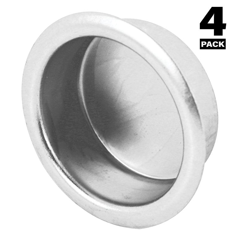 Prime-Line N 7308 Door Pull, 5/16 in D, Brass, Satin Nickel