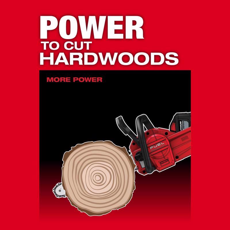 Milwaukee M18 FUEL 2727-20C 14 in. 40 cc 18 V Battery Chainsaw Tool Only