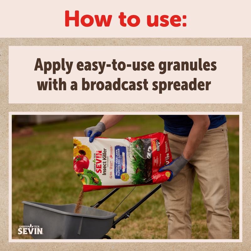 GardenTech Sevin Insect Killer Granules 20 lb, Pack of 3
