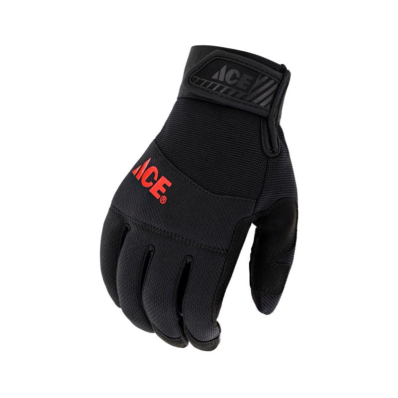 Ace XL I-Mesh General Purpose Black/Red Gloves