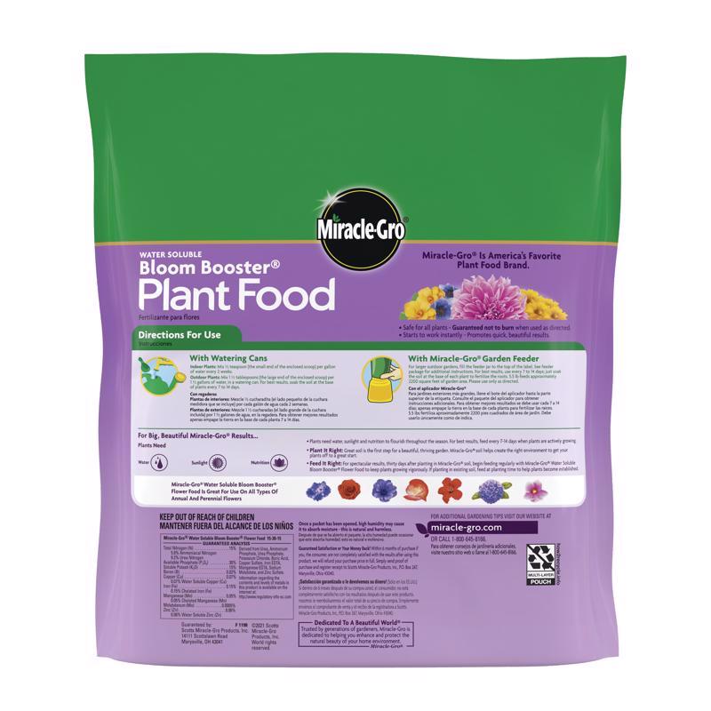 Miracle-Gro Bloom Booster Powder Plant Food 5.5 lb, Pack of 6