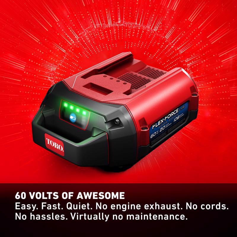 Toro 60V Flex Force L108 2 Ah Lithium-Ion Battery 1 pc