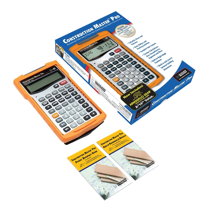 Calculated Industries Construction Master Pro Series 4065 Math Calculator, 11 Display