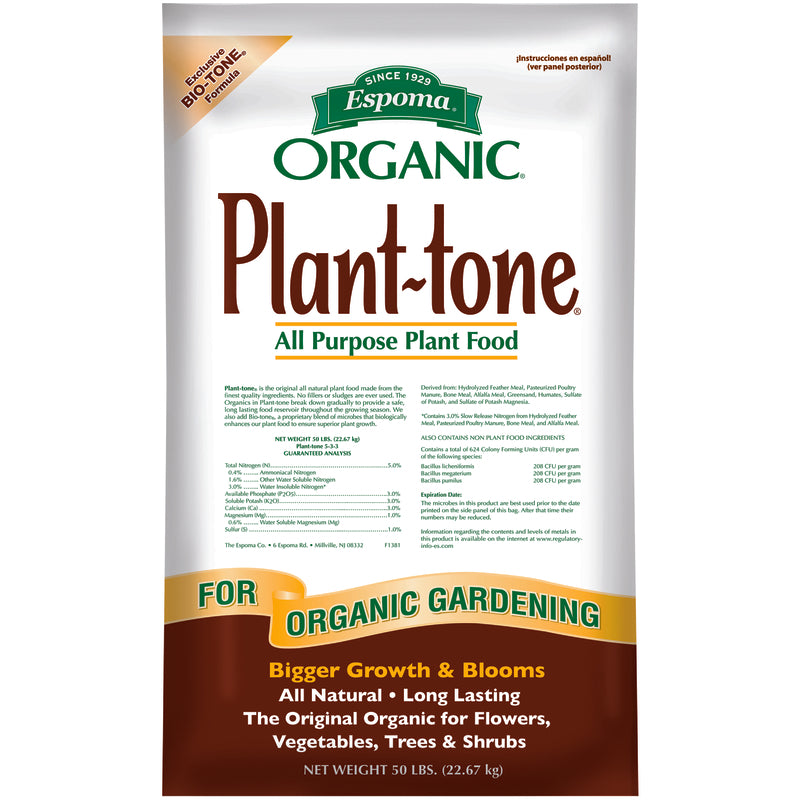 Espoma Plant-tone Organic Granules Plant Food 50 lb