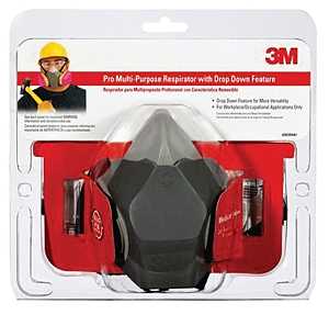 3M 62023HA1-C Valve Respirator, M Mask, P100 Filter Class, Dual Cartridge