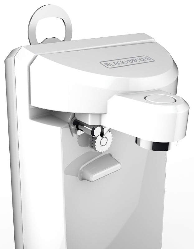 Black+Decker EC500W Can Opener, White