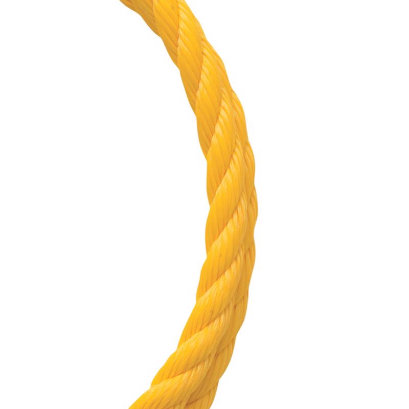 Koch Industries 1/4 in. D X 100 ft. L Yellow Twisted Polypropylene Rope
