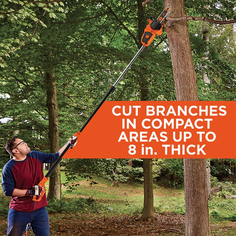 Black+Decker 10 in. Electric Pole Saw Tool Only 3/8 in.