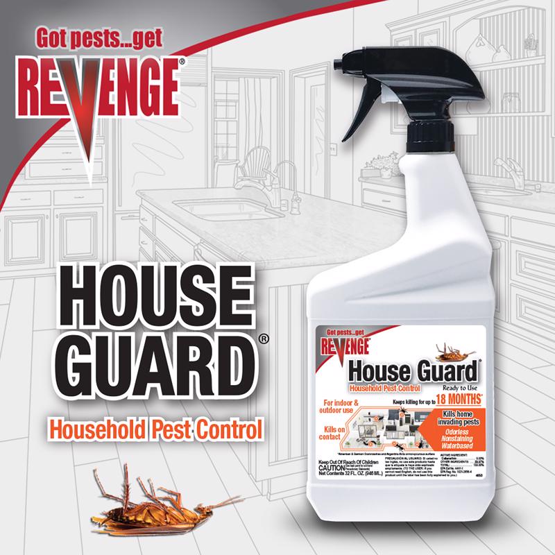 Revenge House Guard 4650 Household Pest Control, 1 qt, Pack of 6