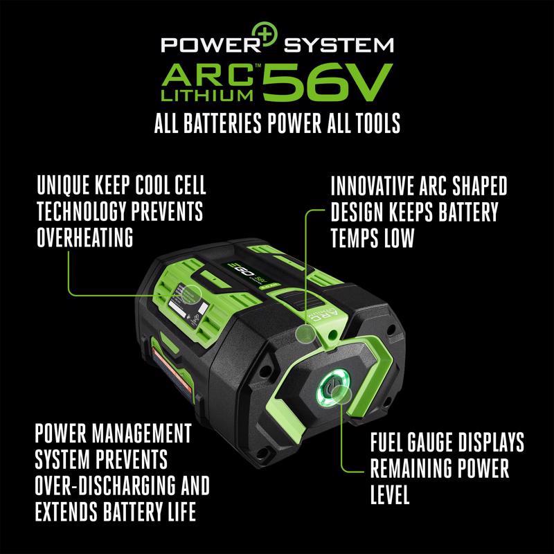 EGO 56V Power+ BA3360T 6 Ah Lithium-Ion Battery 1 pc