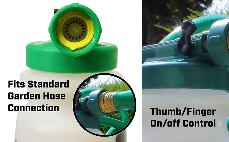 Chapin G390 Hose End Sprayer, Deflector, 2-1/2 in Tank Mouth Opening, 32 oz Cup