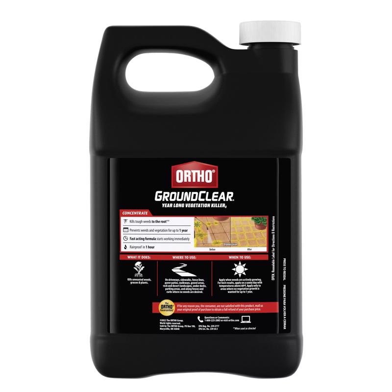 Ortho GroundClear Vegetation Killer Concentrate 1 gal, Pack of 4
