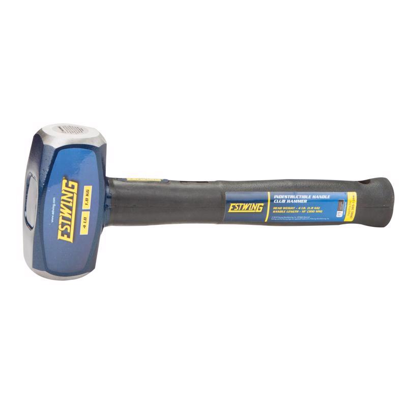Estwing 4 lb Steel Straight Club Hammer 12 in. Steel Handle