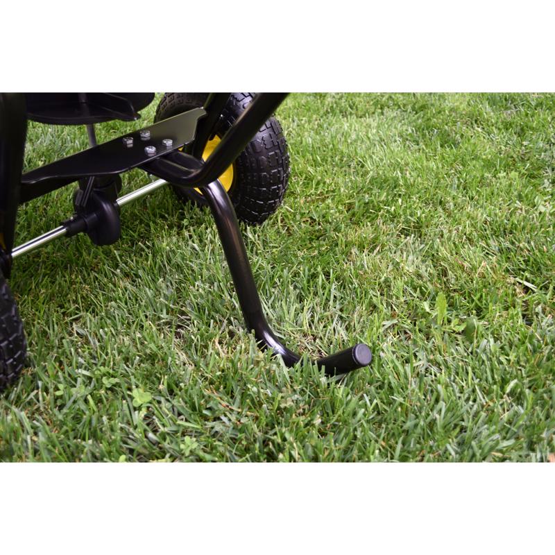 John Deere 10 ft. W Broadcast Push Lawn Spreader For Fertilizer/Ice Melt/Seed 85 lb