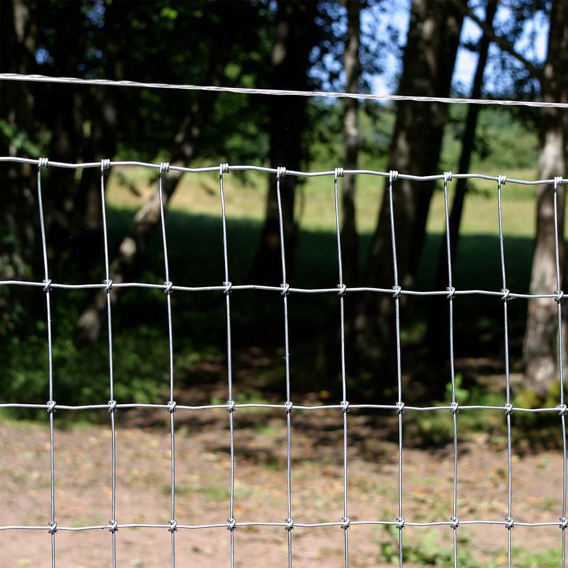 FarmGard 0.099 in. H X 1320 ft. L Galvanized Steel Field Fencing Silver