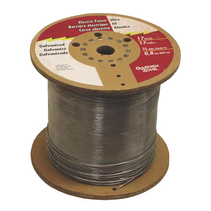 Ironridge 0.0453 in. H X 2640 ft. L Galvanized Steel Electric Fencing Silver
