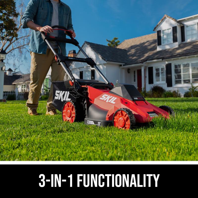SKIL PWR CORE 40 SM4910C-11 20 in. 40 V Battery Self-Propelled Lawn Mower Kit (Battery & Charger)