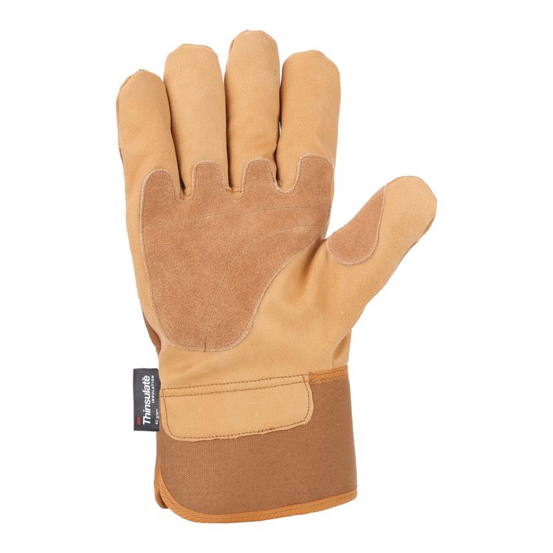 Carhartt Men's Indoor/Outdoor Work Gloves Brown M 1 pair